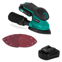 Mouse sander 20V - 2.0Ah | Incl. battery and quick charger