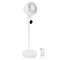 BREEZE Vloerventilator - fluisterstil - 98cm - wit | Incl. Afstandsbediening