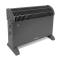 Convectorkachel – 750W/1250W/2000W – Grijs | Met regelbare thermostaat