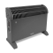 Convectorkachel - 750W/1250W/2000W – Grijs | Met ingebouwde radiator ventilator