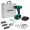Accuboormachine 20V | Incl. 4.0Ah accu, snellader en 46 accessoires in luxe koffer 