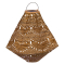 Luna solar lampion Pentagon met LED – 300x300mm – Gold | Handgemaakt/weersbestendig