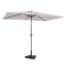 Parasol Rapallo 200x300cm – Premium parasol – beige | Incl. Parasolvoet 20 kg.