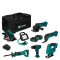 Gereedschapsset VPower 20V – 4.0Ah | Incl. 6 machines, LED-Werklamp, 2x 4.0Ah Accu en snellader
