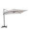 Zweefparasol Pisogne 300x300cm – Premium parasol | Beige 