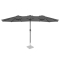 Parasol Iseo - 460x270cm - Premium parasol | Grijs