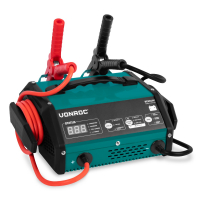 VONROC Acculader met jump starter – Max. 15A – Voor 6V of 12V loodzuuraccu’s