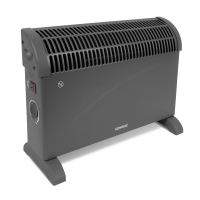 VONROC Convectorkachel – 2000W – Grijs | Met regelbare thermostaat
