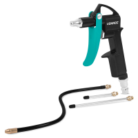 VONROC PRO Luchtpistool – Blaaspistool – Incl. 3 extra nozzles - Geschikt voor compressor en perslucht - 10 bar - Universele EURO/DIN 7.2mm koppeling
