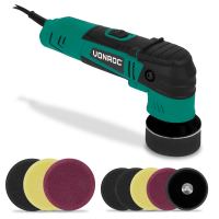 Excentrische polijstmachine – 400W – Ø50 en Ø75MM | 8 polijst- en 2 steunschijven