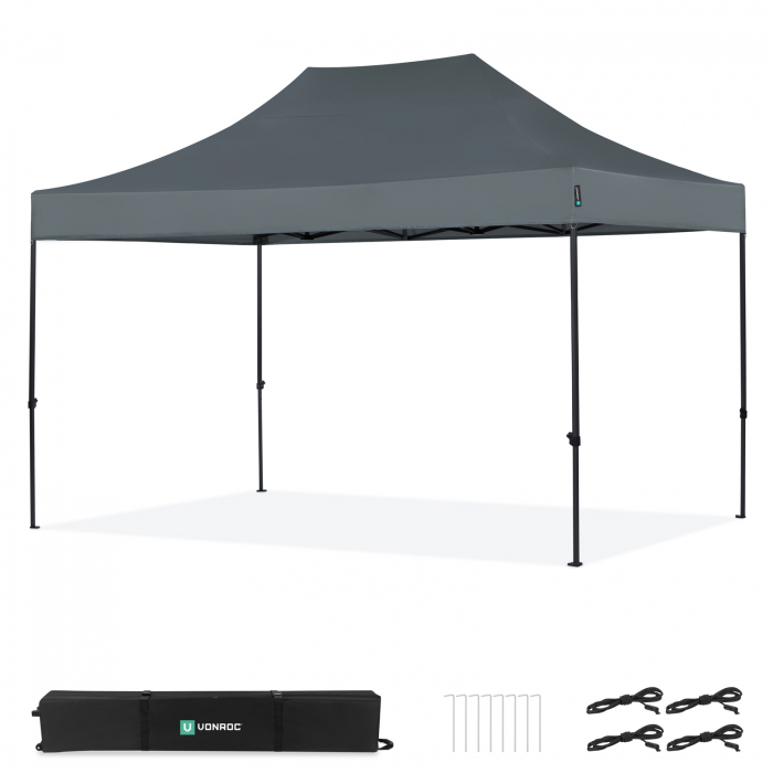 Partytent - 3x4.5 m - Premium easy-up Partytent | Grijs main product photo