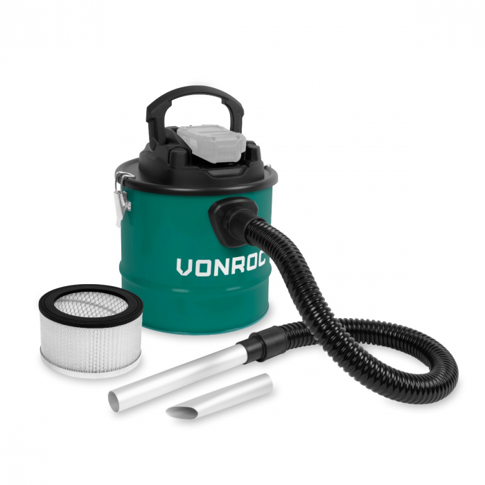 Accu aszuiger 20V – 12L reservoir – HEPA-filter | Excl. accu en snellader main product photo